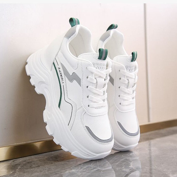 Damen Sportliche Sneakers mit dämpfender Profilsohle und atmungsaktive Obermaterialstruktur Drune