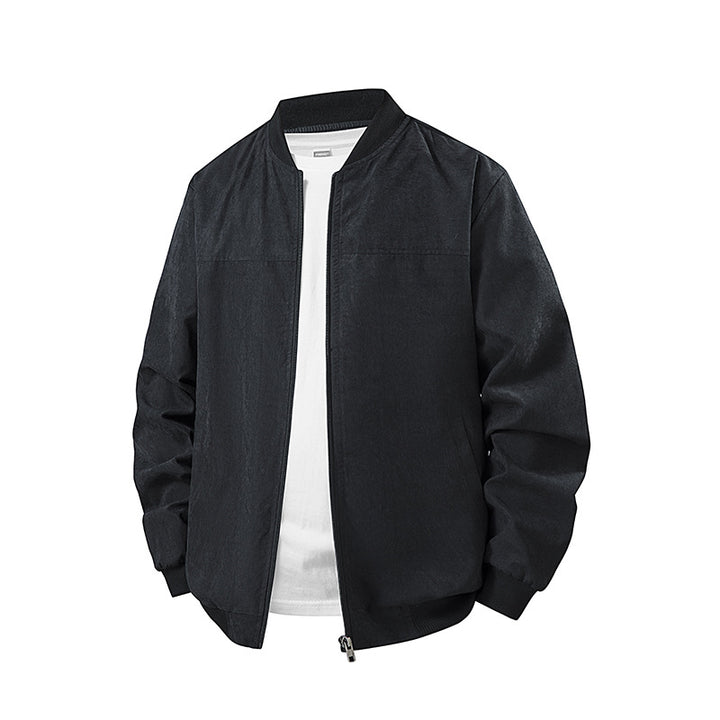 Herren Leichte Übergangsjacke mit hohem Kragen und Seitentaschen Drune