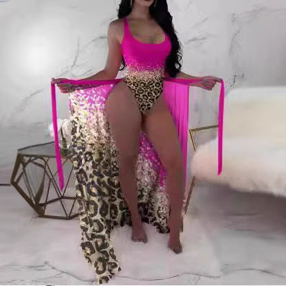 Damen Badeanzug mit schickem Kaftan Drune