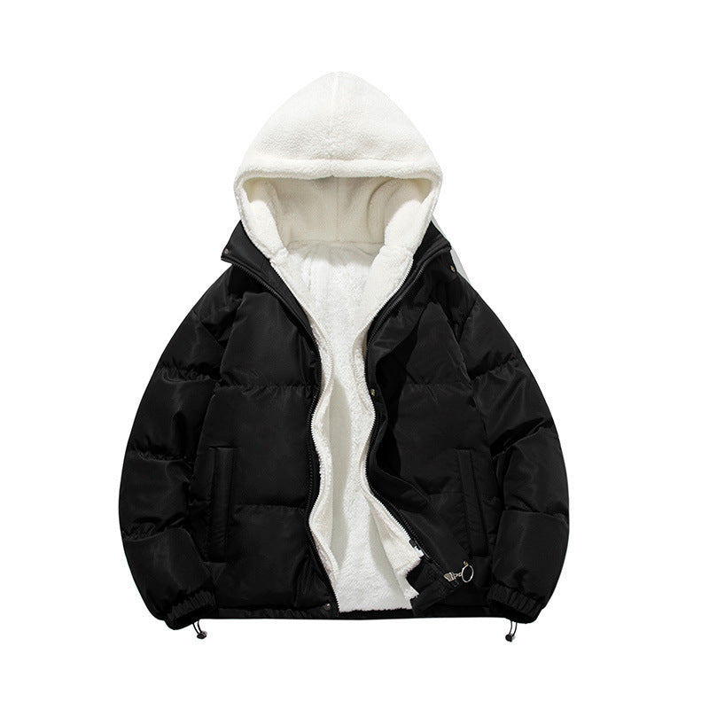 Damen Wattierte Kapuzenjacke mit weichem Fleecefutter Drune