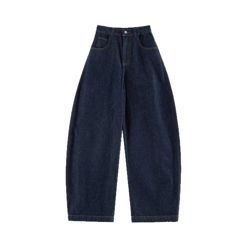 Damen Weit geschnittene Jeanshose Drune