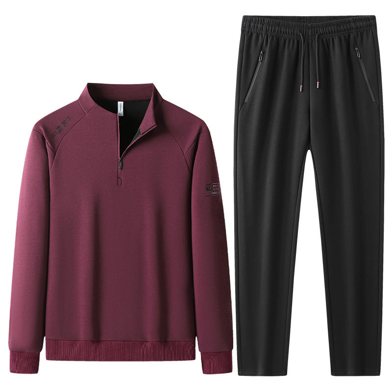Herren Sportliches Set mit Stehkragen