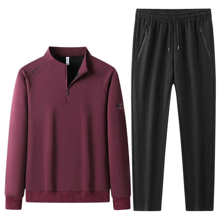 Herren Sportliches Set mit Stehkragen