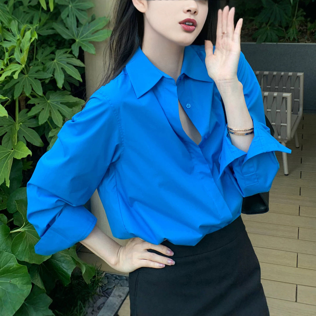 Damen Elegante und lässige Bluse Drune