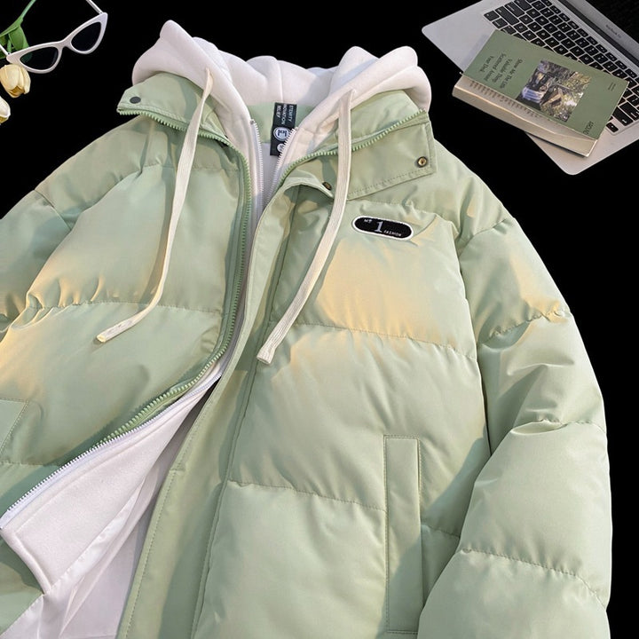 Damen Wattierte Parka-Jacke Drune