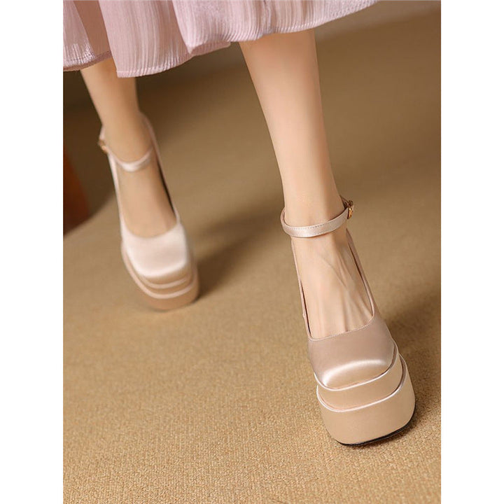 Damen Plateau Sandalen Drune
