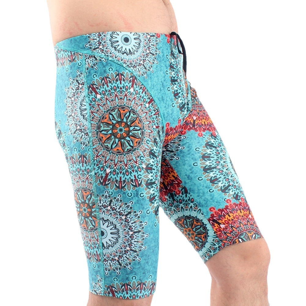 Herren Badeshorts mit kreativem Motiv Drune