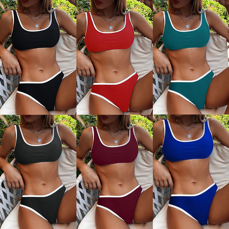 Damen Sportliches Bikini-Set mit modischem Schnitt Drune