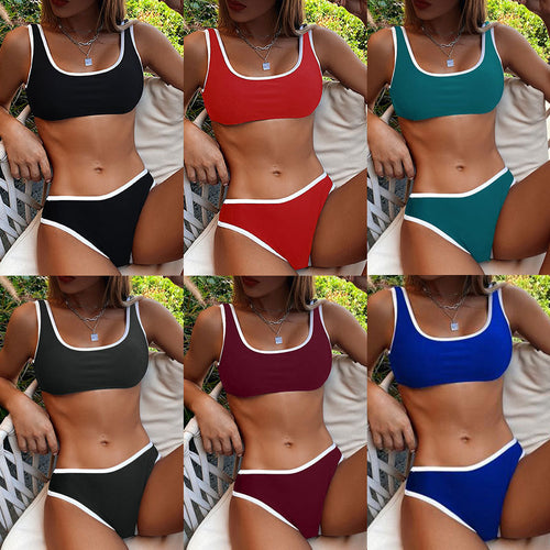 Damen Sportliches Bikini-Set mit modischem Schnitt Drune