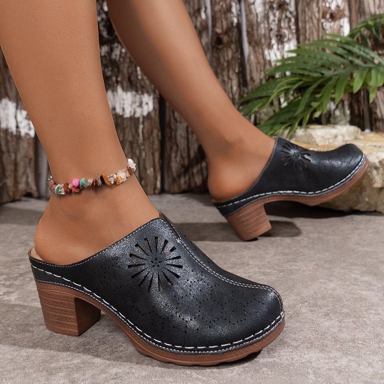 Damen offene Clogs Drune