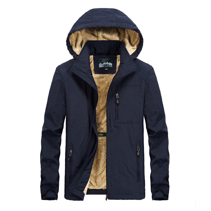 Herren Wärmende Fleecejacke Drune