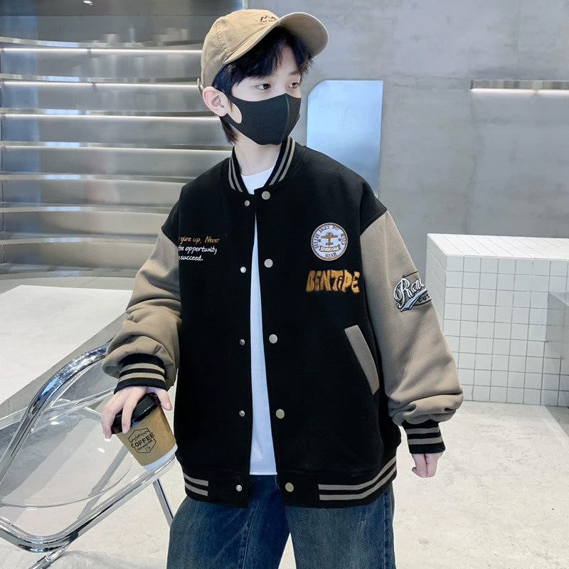 Unisex lässige Collegejacke mit einzigartigen Stickereien Drune