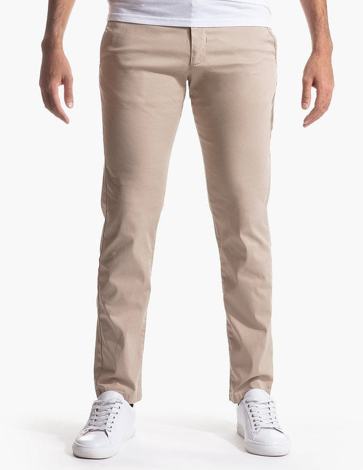 Herren Slim-Fit Chinohose aus atmungsaktivem Material Drune