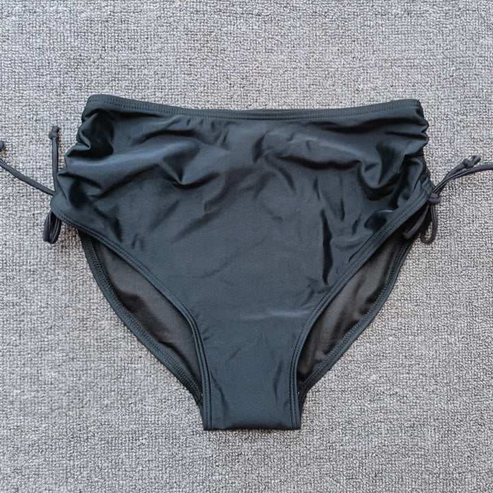 Damen Hochtailliertes Bikinihöschen mit seitlichen Bindebändern Drune