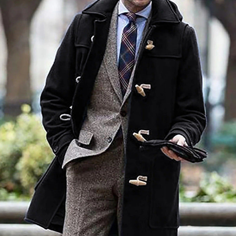Herren Dufflecoat Drune