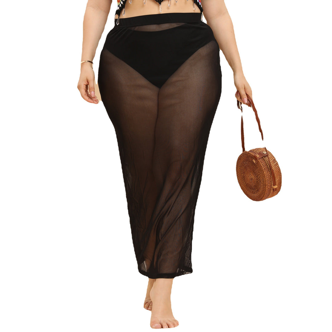 Damen transparente Strandlänge Sarong Drune