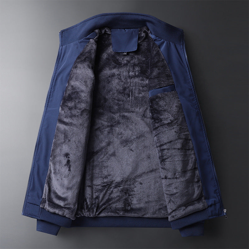 Herren Softshell‑Bomberjacke mit wärmender Fleece‑Innenlage Drune