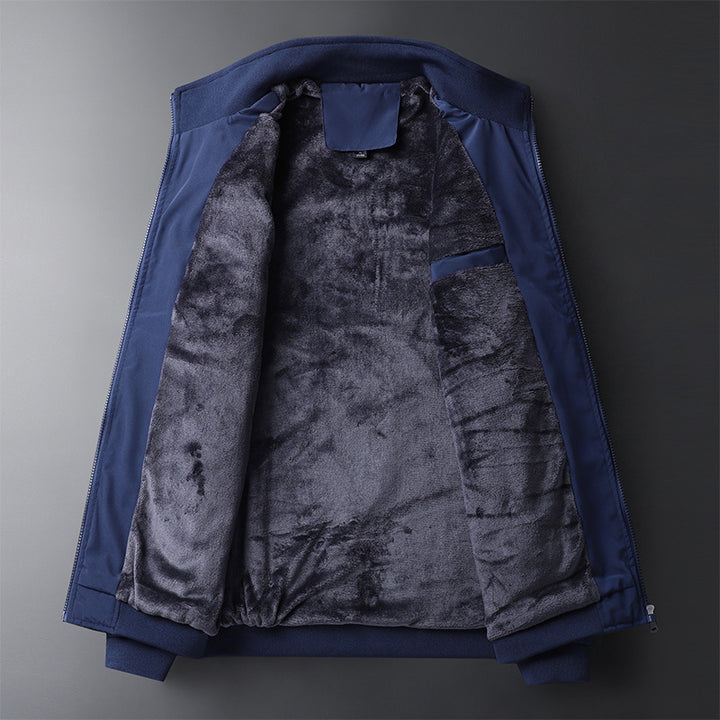 Herren Softshell‑Bomberjacke mit wärmender Fleece‑Innenlage Drune
