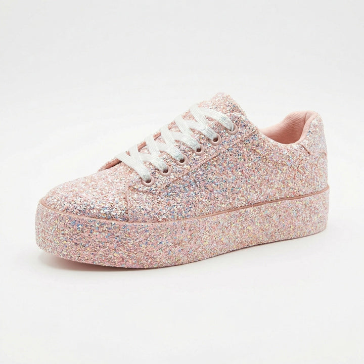 Damen Glitzernde Sneaker mit atmungsaktiver Sohle und zusätzlichem Komfort Drune