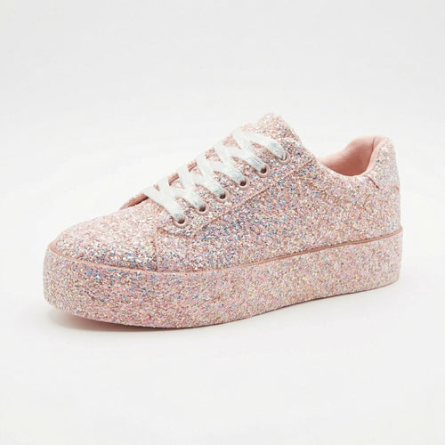 Damen Glitzernde Sneaker mit atmungsaktiver Sohle und zusätzlichem Komfort Drune