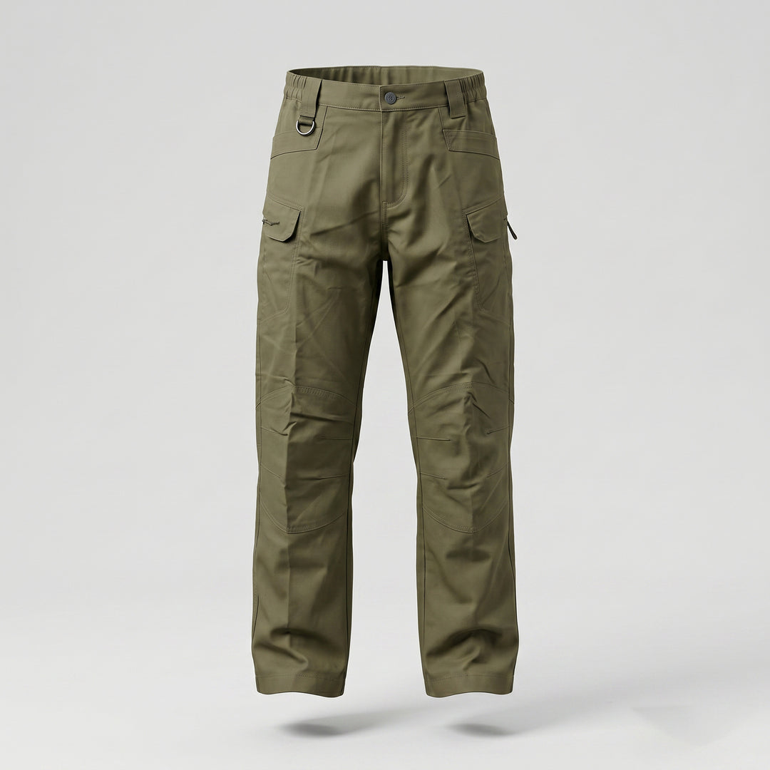 Herren Trekking‑Cargohose mit Knieverstärkung, multifunktionalen Taschen und geradem Schnitt Drune