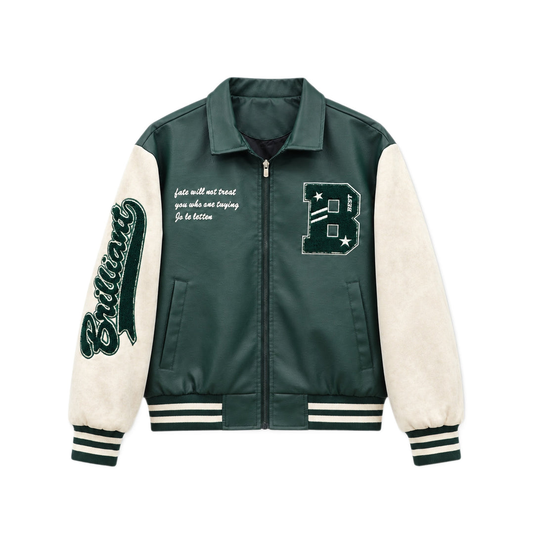 Herren Modische Collegejacke Drune