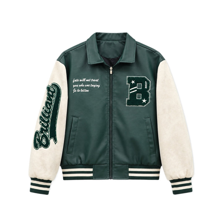 Herren Modische Collegejacke Drune