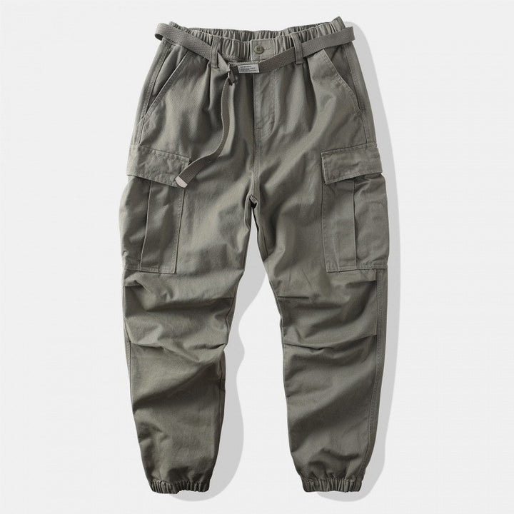 Herren Cargo-Hose mit verstellbarem Bund und praktischen Taschen Drune