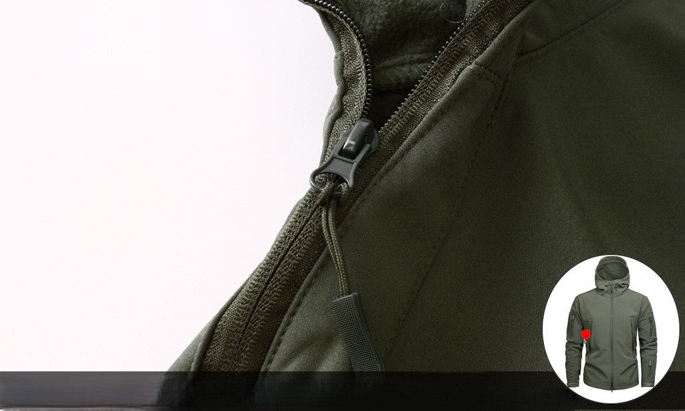 Drune | Softshell Fleece Winterbergsteigerjacke