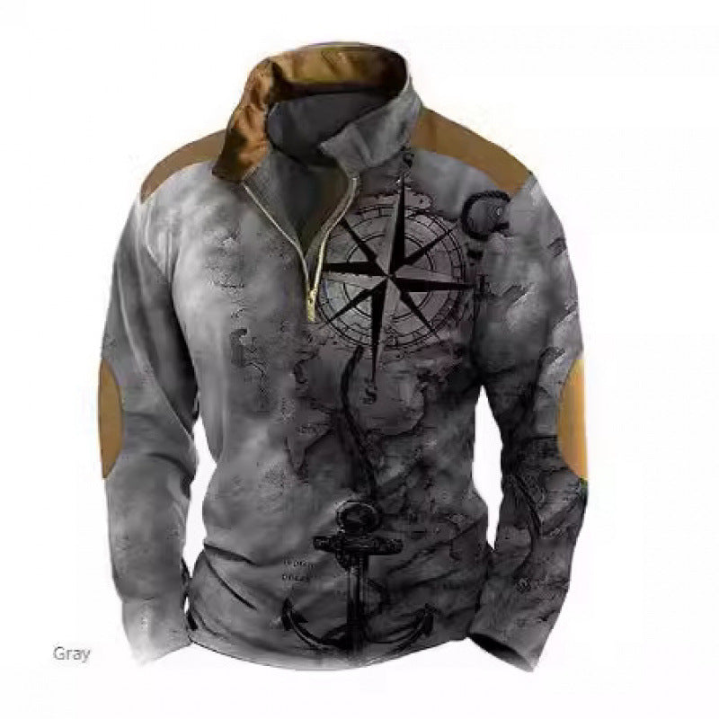 Herren attraktiver Freizeitpullover Drune