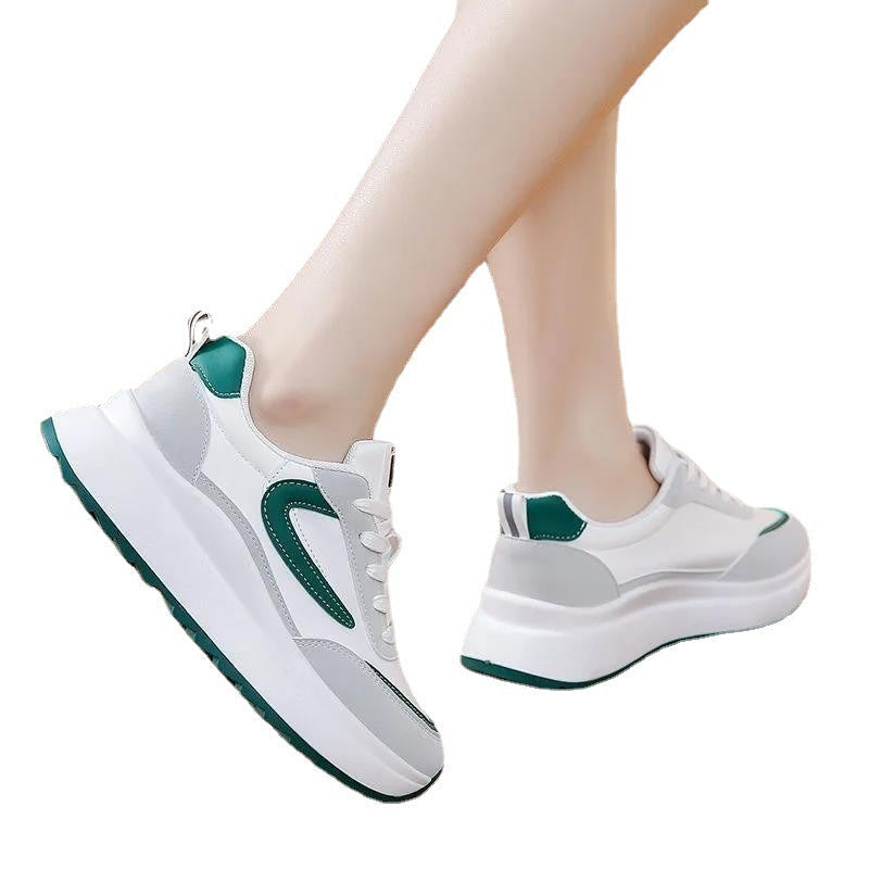 Damen Sportliche Sneakers mit modischer Profilsohle und atmungsaktivem Obermaterial Drune