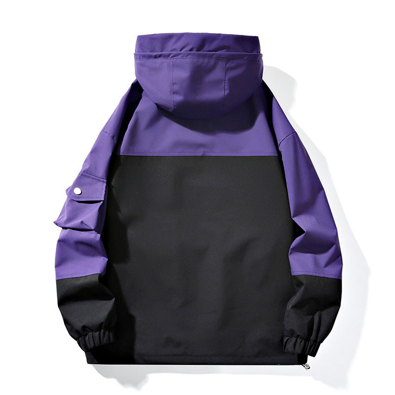 Damen Modische Freizeitjacke mit hohem Kragen Drune