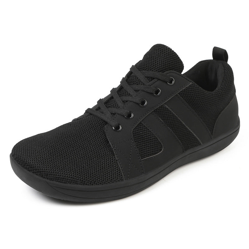 Unisex atmungsaktive Strick-Freizeit-Sneaker mit gepolstertem Fersenkragen und flexibler EVA-Laufsohle Drune