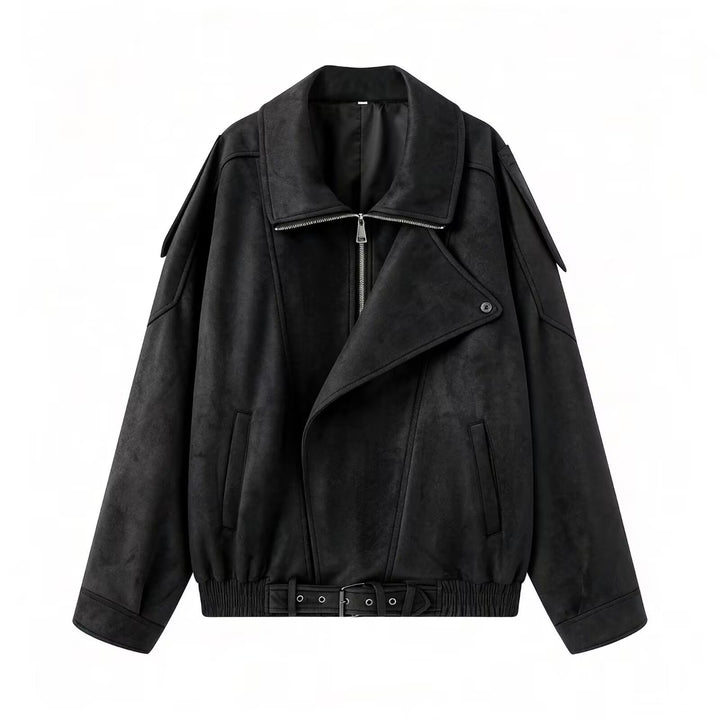 Damen Leichte wattierte Windjacke mit Stehkragen und Polka‑Dot‑Print Drune