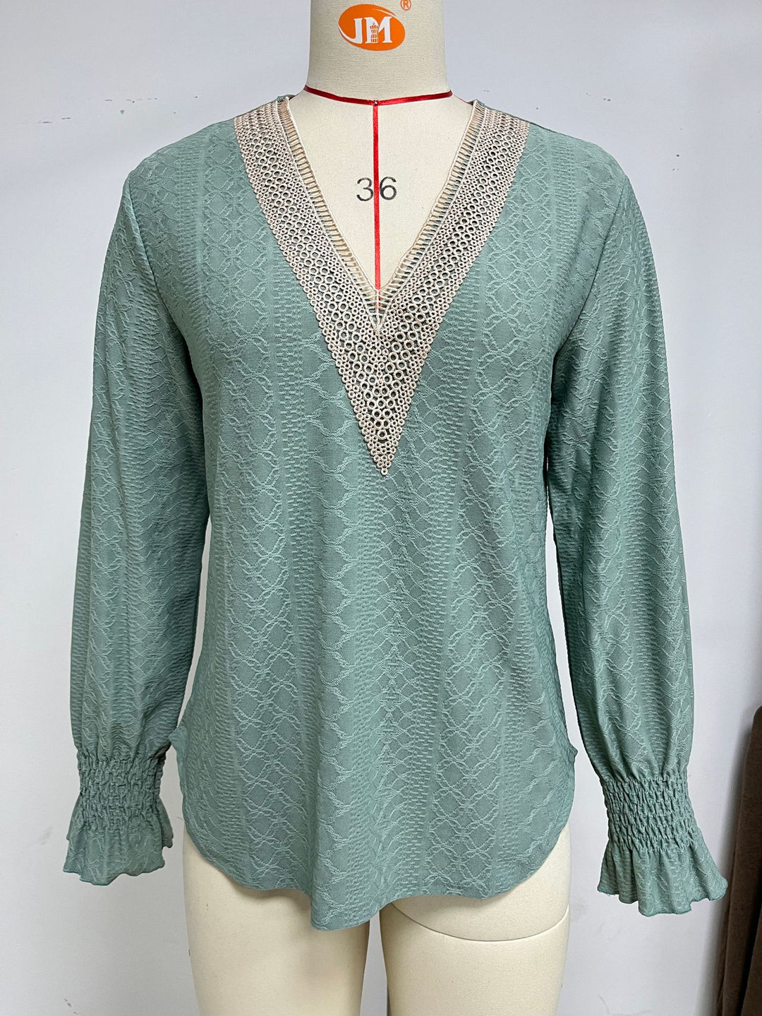 Damen Luftiges Blusenshirt mit feinem Strukturdesign Drune