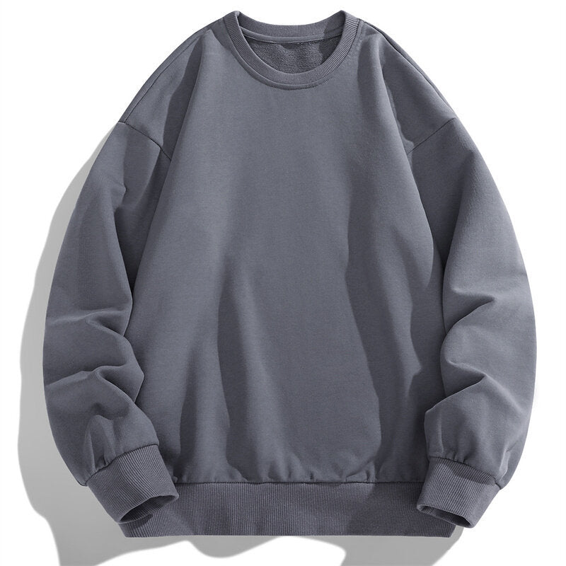 Damen bequemer Sweatshirt mit lässigem Schnitt und elastischem Bund Drune