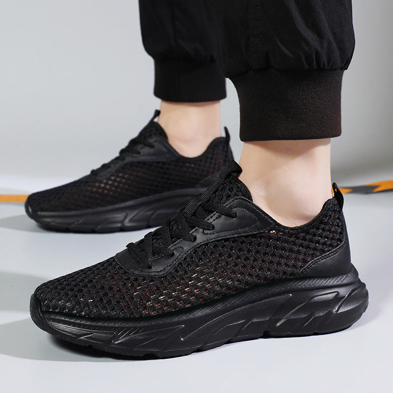 Unisex nan atmungsaktiver Sportschuh mit luftigem Netzgewebe und stoßdämpfender Laufsohle Drune