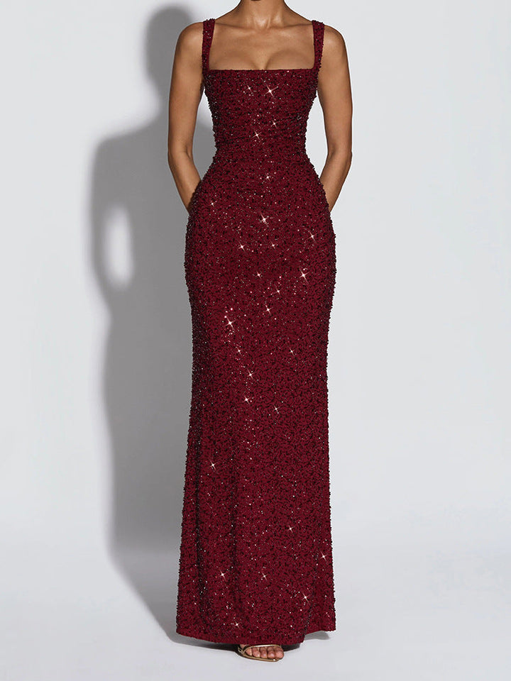 Damen glamouröses Abendkleid Drune