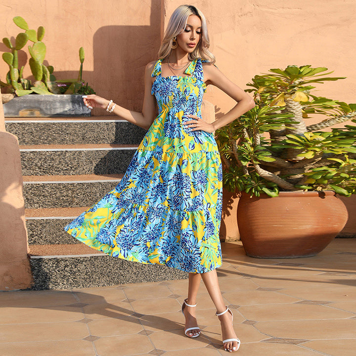 Damen Maxikleid Drune