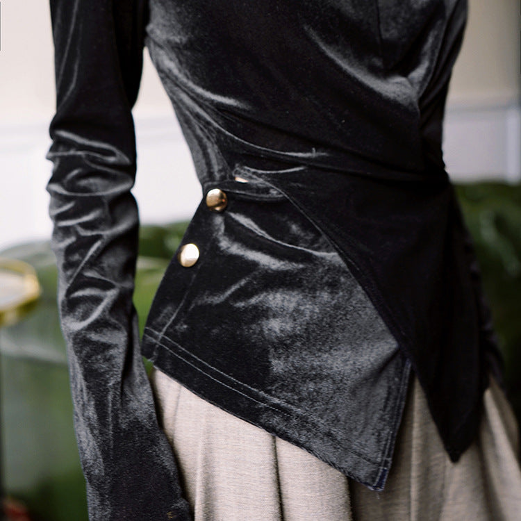 Damen Elegant geschnittene Bluse mit Twist-Detail Drune