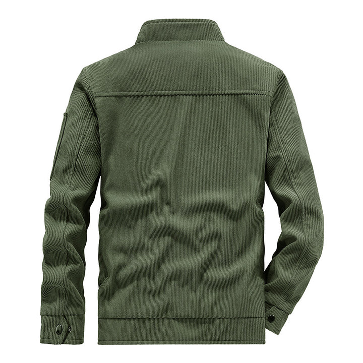 Herren modische Outdoor-Jacke mit strukturierten Details Drune