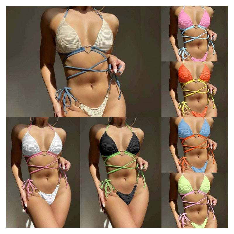 Damen Triangel-Bikini mit innovativem Schnürdesign Drune