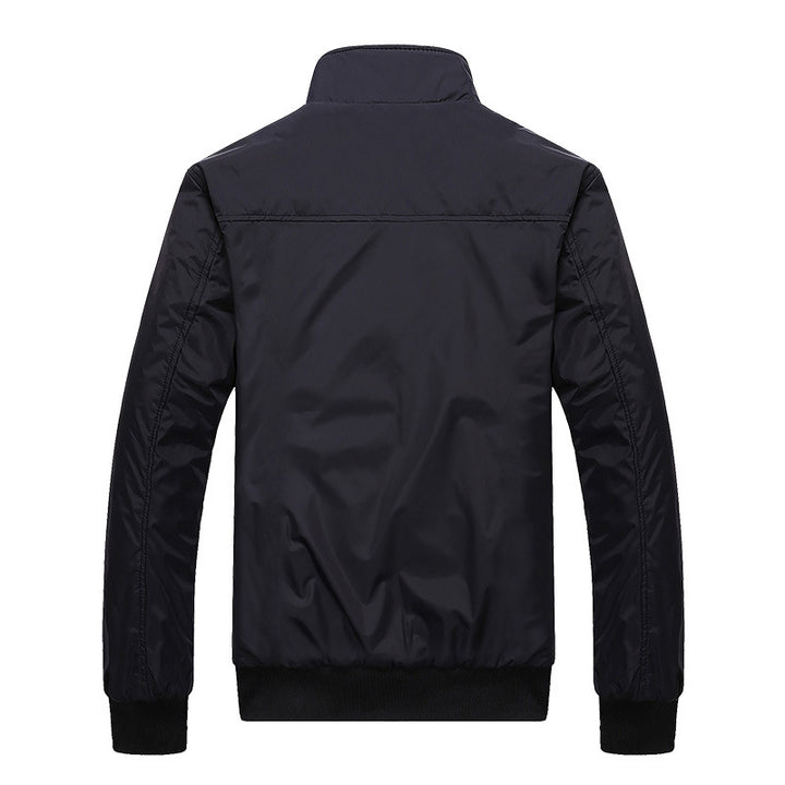 Herren Übergangsjacke mit hohem Kragen und bequemen Taschen Drune