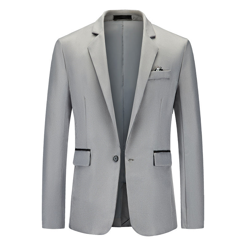 Herren eleganter Blazer mit strukturiertem Design und feinen Details Drune