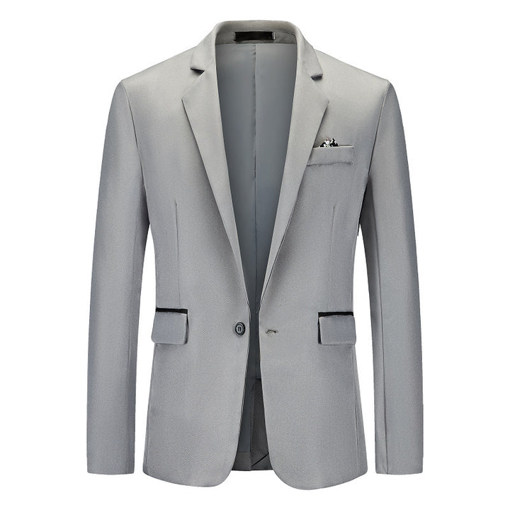 Herren eleganter Blazer mit strukturiertem Design und feinen Details Drune