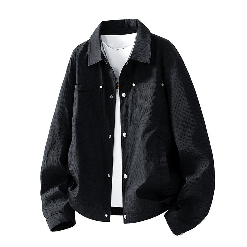 Herren Lässige Hemdjacke Drune