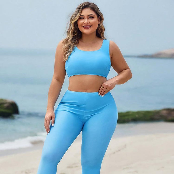 Damen cremiger Strandkleid mit langen Ärmeln und modischem Farbverlauf Drune