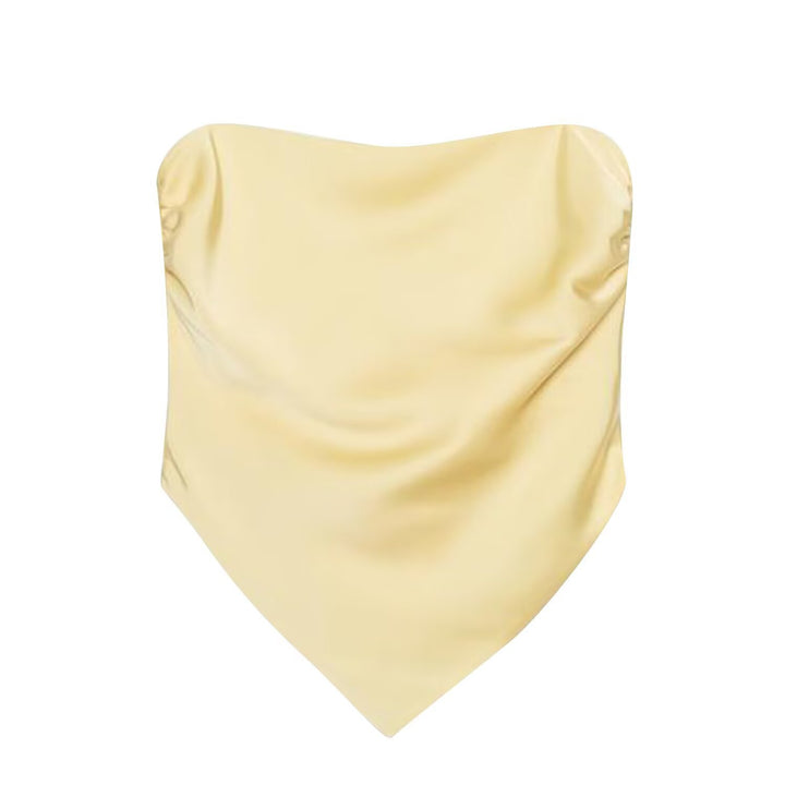 Damen Weite plissierte Loungehose mit elastischem Bund Drune