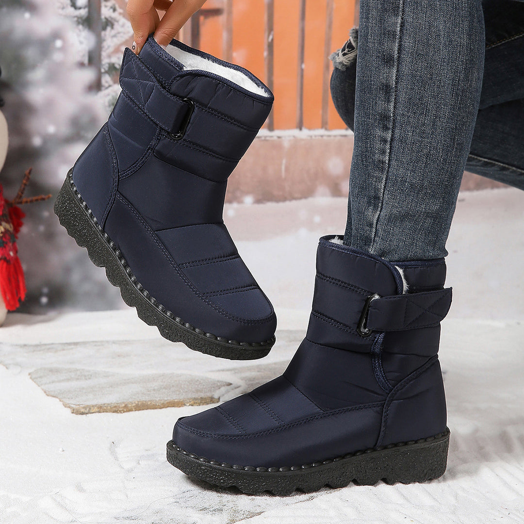 Damen Warmgefütterte Stiefel Drune