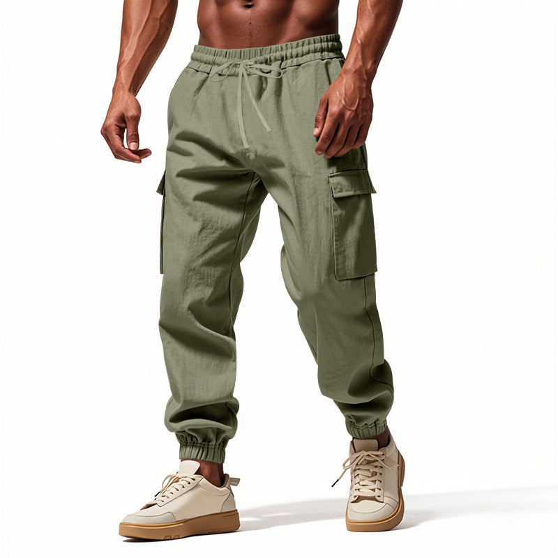 Herren Cargo-Hose mit elastischem Bund und praktischen Seitentaschen Drune